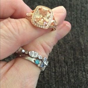 🔥🔥💍 Champagne and white Diamond💍🔥🔥